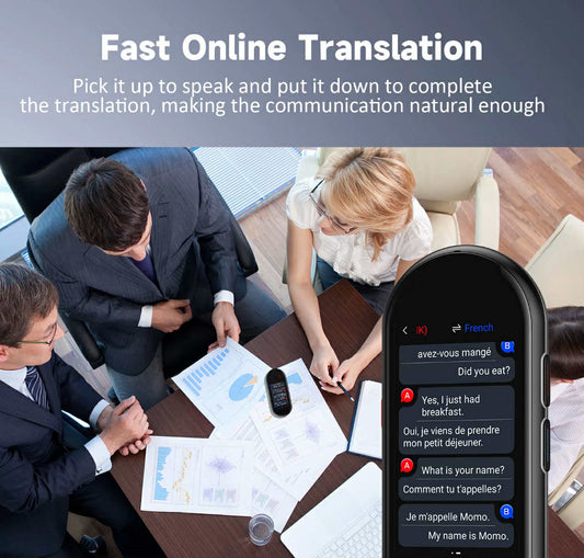 VORMOR Z8 Smart Language Translator Device | 🔊 Real-Time Voice & Photo Translation | 🌐 138 Languages | 📱 3.1" Touchscreen | 📸 Offline Mode | 💼 Perfect for Travel, Office & Learning